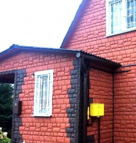 цокольные панели под кирпич - модель 1