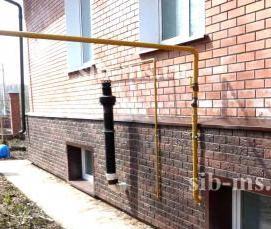 цокольный  жженый кирпич - модель 3