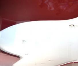 цветной двухуровневый натяжной потолок - вариант 3