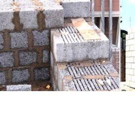 цветные керамзитобетонные блоки - модель 1