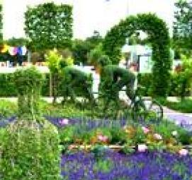 цветочный ландшафтный дизайн - тип 4