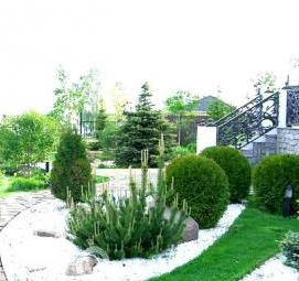 цветочный ландшафтный дизайн - тип 3