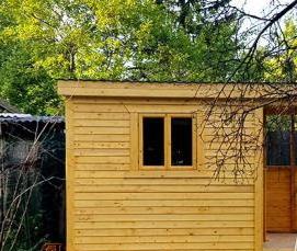 Дачная бытовка с верандой - тип 3