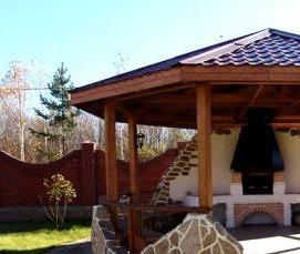 Дачные беседки барбекю - вариант 3