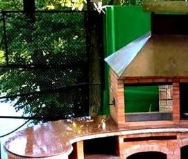 Дачные беседки с мангалом - модель 1