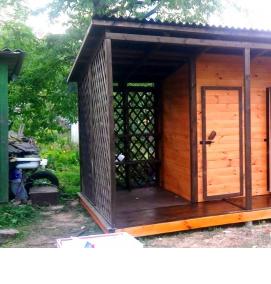 Дачные туалеты хозблоки души - вариант 4