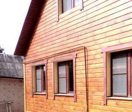 Декоративная имитация бруса - модель 3