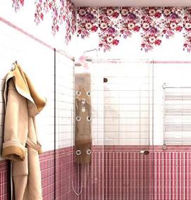 Декоративная панель пвх для ванной - модель 1