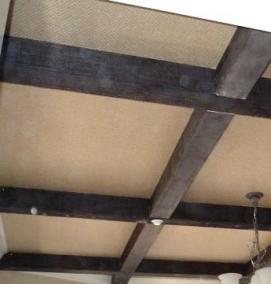 Декоративные балки на потолок из полиуретана - вариант 4