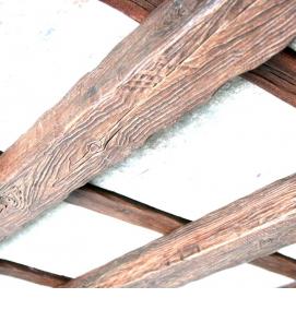 Декоративные балки под дерево на потолок - вариант 4