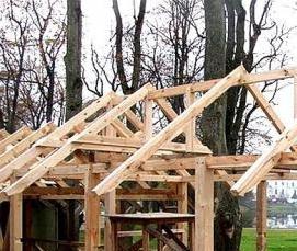 Декоративные беседки из дерева - тип 4