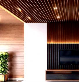 Декоративные деревянные бруски - модель 4