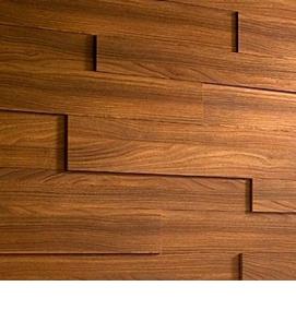 Декоративные деревянные панели для внутренней отделки стен - тип 1