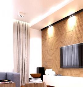 Декоративные деревянные панели для внутренней отделки стен - тип 3