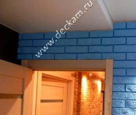 Декоративные кирпичи для внутренней отделки стен - модель 1