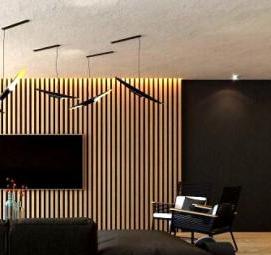 Декоративные панели двп для стен - модель 1