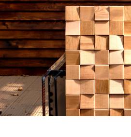 Декоративные панели из дерева - тип 2