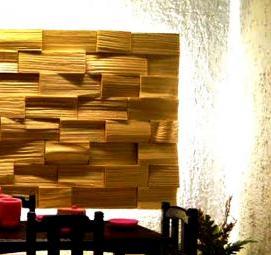 Декоративные стеновые панели из дерева - модель 1