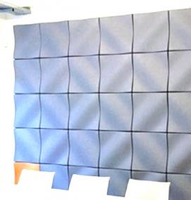 Декоративные звукоизоляционные панели для стен - модель 4