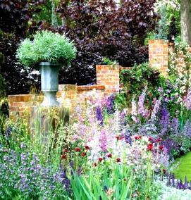 Декоративный ландшафтный дизайн - модель 1