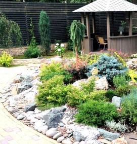 Декоративный ландшафтный дизайн - модель 2