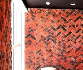 Декоративный шамотный кирпич - вариант 2