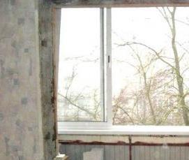 Демонтаж балконной двери - тип 3