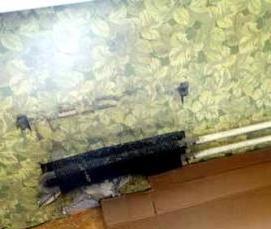 Демонтаж батареи отопления - тип 3