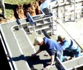 Демонтаж бетона водой - тип 4