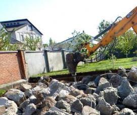 Демонтаж бетонного фундамента - модель 1