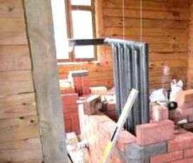 Демонтаж кирпичной печи - модель 2