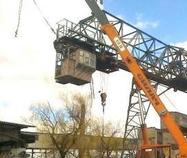 Демонтаж козлового крана - вариант 1