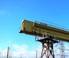 Демонтаж козлового крана - вариант 2