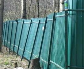 Демонтаж металлического забора - тип 4