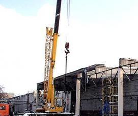 Демонтаж методом обрушения - вариант 1