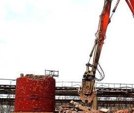 Демонтаж методом обрушения - вариант 4