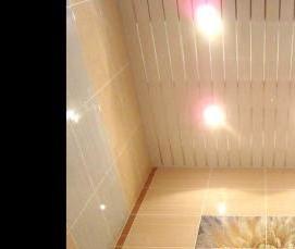 Демонтаж пвх панелей потолок - модель 2