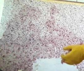 Демонтаж старых обоев - тип 1