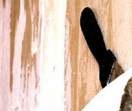 Демонтаж старых обоев - тип 2