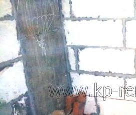 Демонтаж стены из пеноблоков - вариант 3