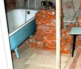 Демонтаж ванной и туалета - тип 4