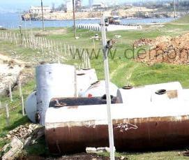 Демонтаж вертикального резервуара - модель 3