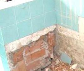 Демонтаж водоснабжения - модель 4