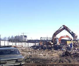 Демонтаж временных сооружений - модель 2