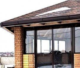 Деревянная беседка с мангалом - модель 1