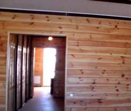 Деревянная имитация бруса - модель 4