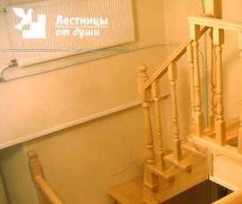 Деревянное ограждение лестницы - вариант 3