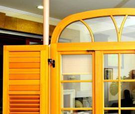 Деревянные английские окна - модель 3