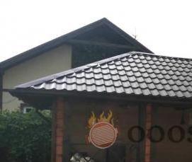 Деревянные беседки с мангалом барбекю - тип 3