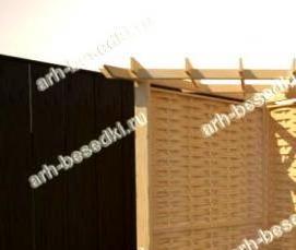 Деревянные беседки угловые - модель 2